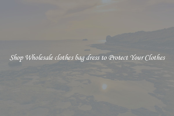 Shop Wholesale clothes bag dress to Protect Your Clothes