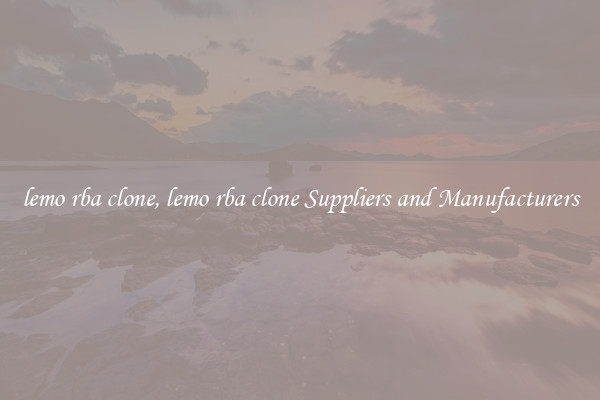lemo rba clone, lemo rba clone Suppliers and Manufacturers