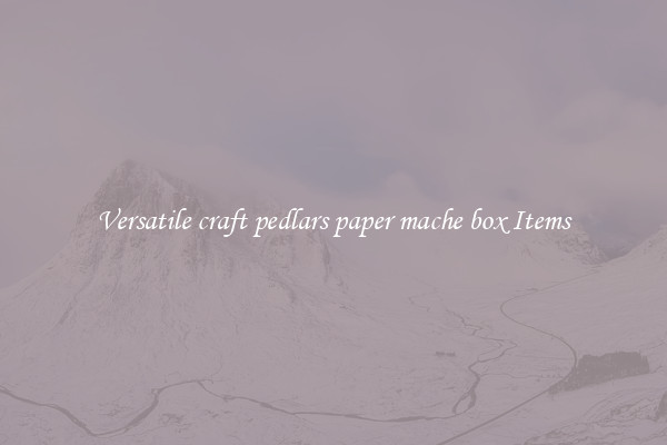 Versatile craft pedlars paper mache box Items
