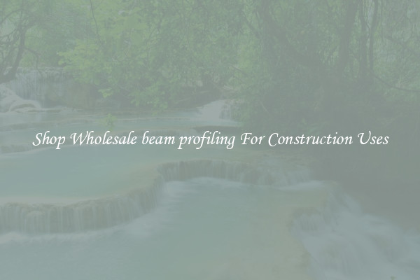 Shop Wholesale beam profiling For Construction Uses