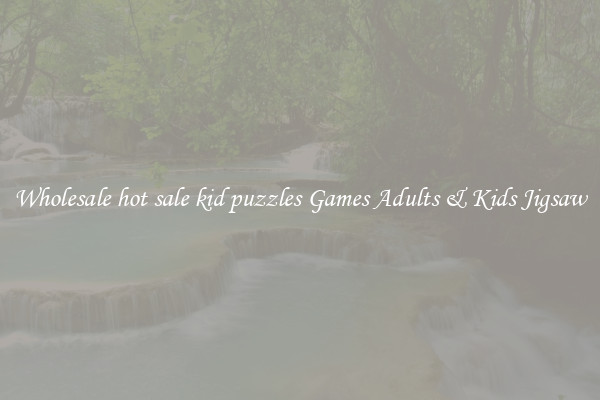 Wholesale hot sale kid puzzles Games Adults & Kids Jigsaw