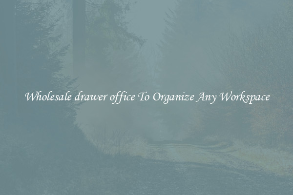 Wholesale drawer office To Organize Any Workspace